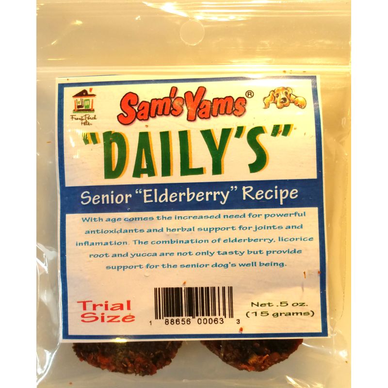 Sams Yams Elderberry treats